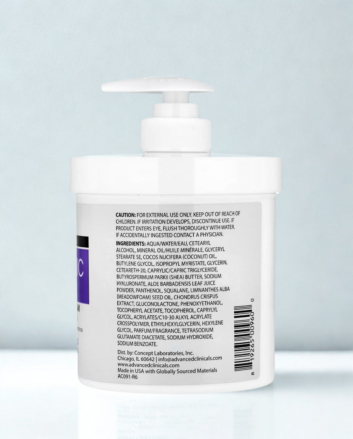 Advanced Clinicals Hyaluronic Acid Body